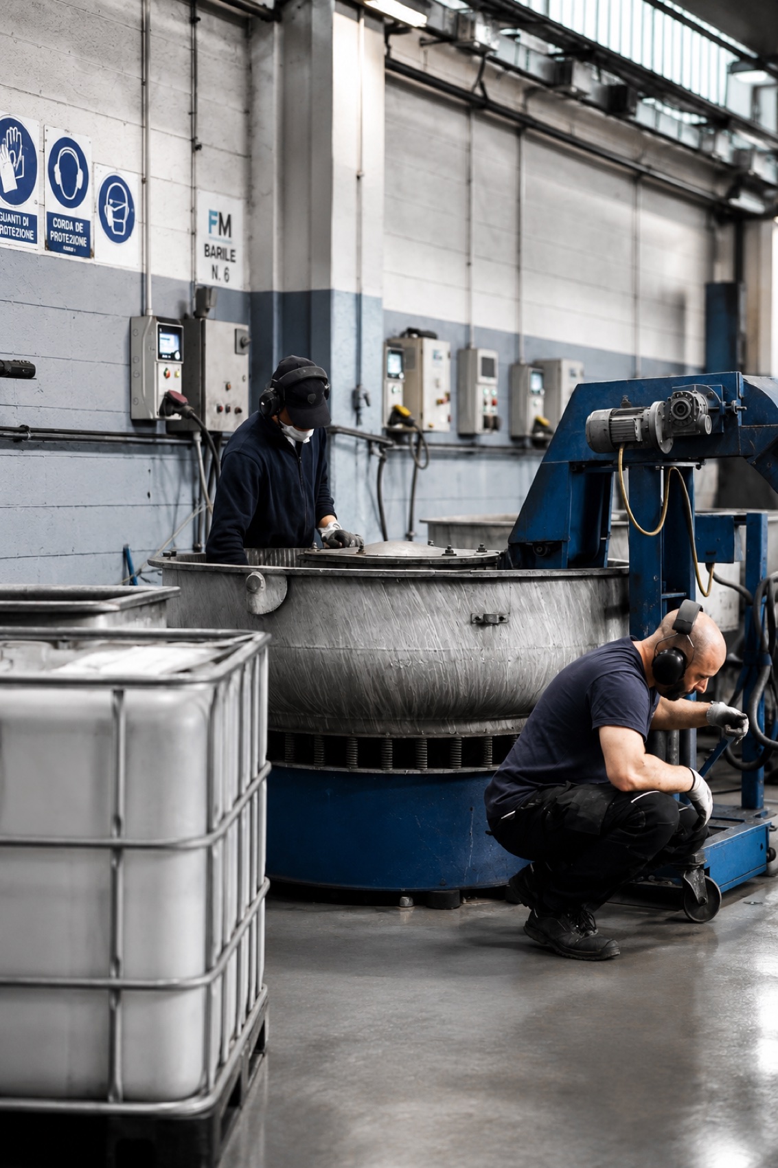 Produzione FM e nuova lavorazione di fosfatazione al manganese